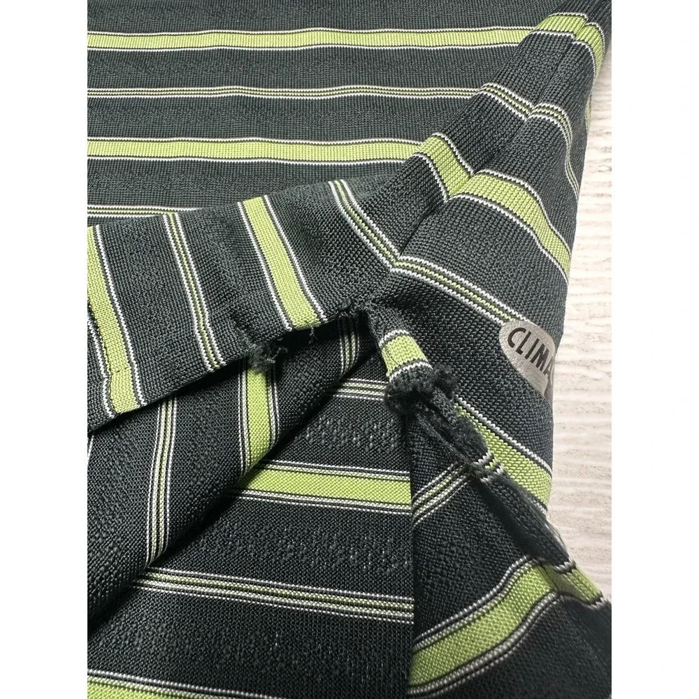 Adidas Green‎ Bay Packers Polo Shirt Mens Sz XL Striped Short Sleeve Golf NFL